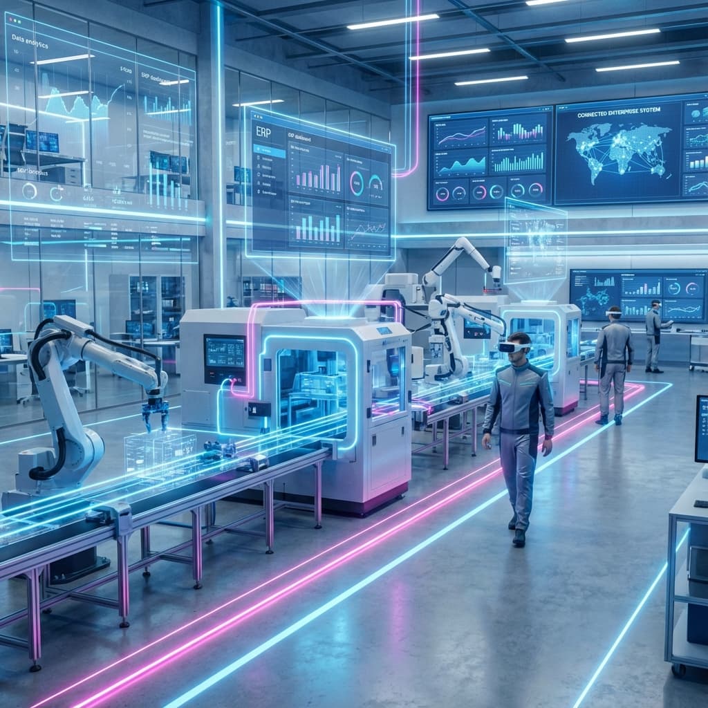 ERP Implementation for Manufacturing Companies - High Tech Factory